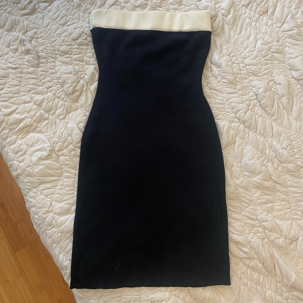 Stretch knit tube dress